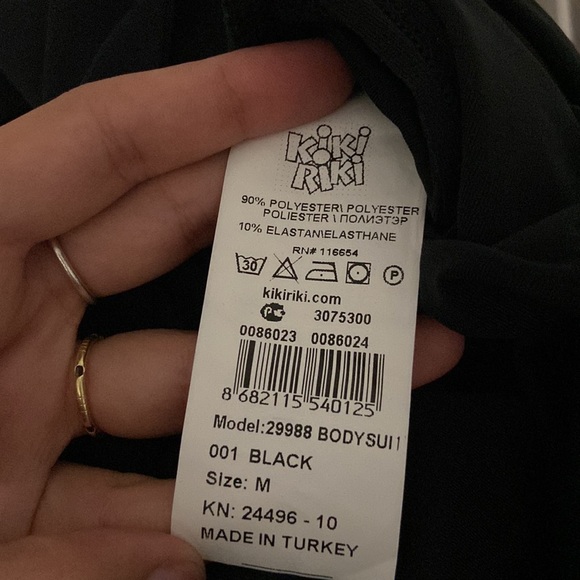 KIKI RIKI BLACK BODYSUIT - Picture 6 of 6